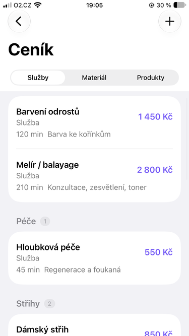 Hairly: Service price list